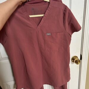 Figs Mauve Scrub set